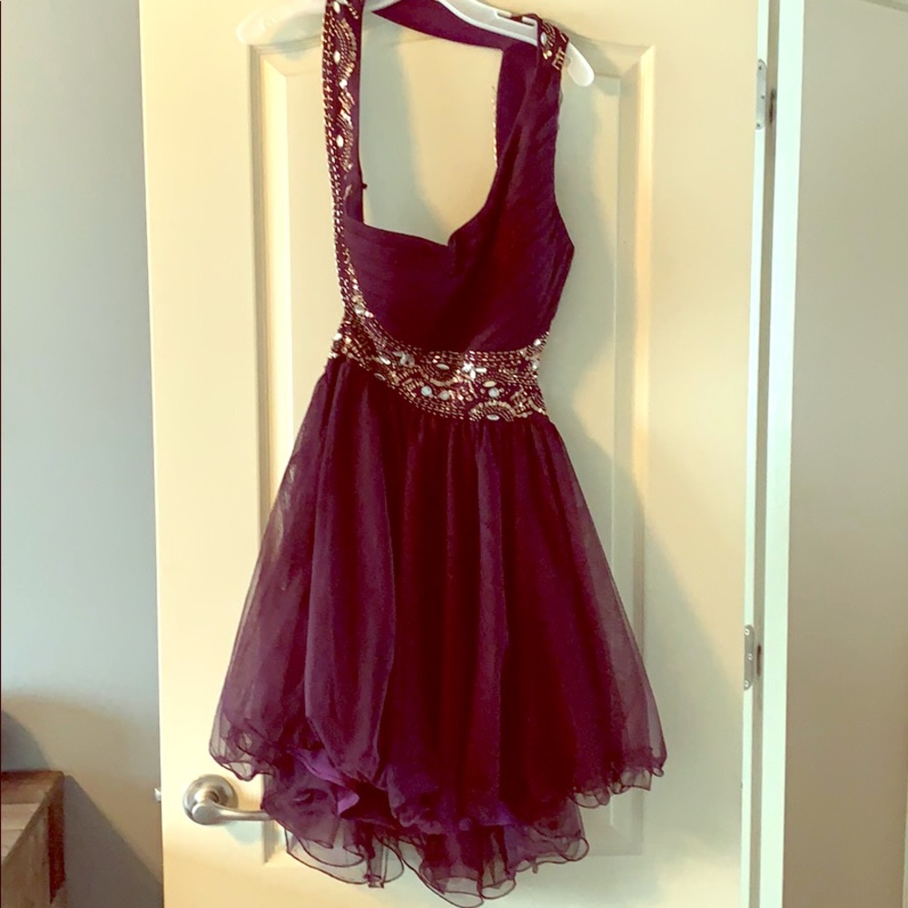 Plus Size Purple Homecoming dress!